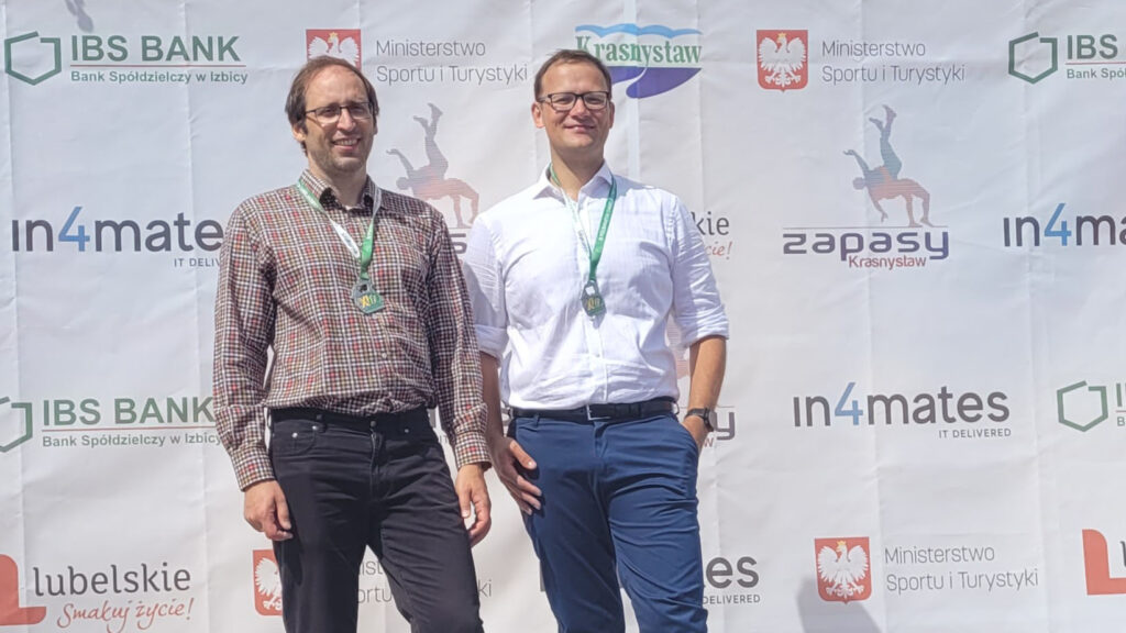 Paweł Łaciński i Michał Drabikowski - in4mates jako sponsor